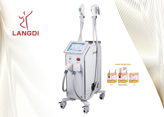 O rejuvenescimento da pele opta o instrumento da remoção dos pêlos faciais do laser de Shr Ipl