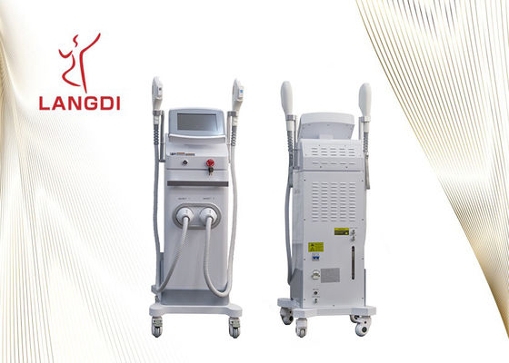 Dispositivo da remoção do cabelo de Handpiece Ipl do branco dois para o rejuvenescimento da pele
