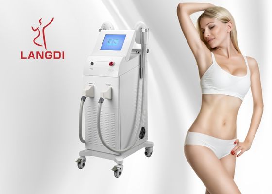 Máquina da remoção do cabelo do laser do diodo da máquina da remoção do cabelo de Langdi IPL SHR