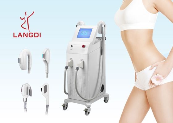 Optar o sistema da remoção do cabelo do laser do salão de beleza da máquina do rejuvenescimento da pele de SHR IPL