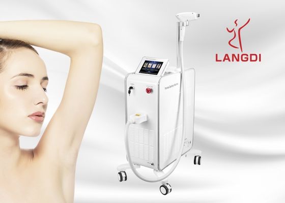 Remoção Multifunction do cabelo da máquina do laser do diodo de SHR com microplaqueta refrigerando