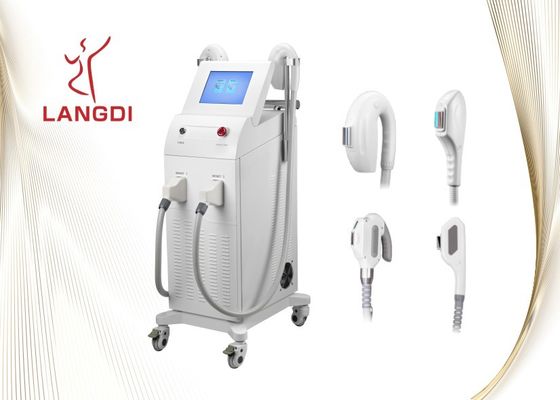 Máquina indolor da remoção do cabelo de 2 Handpieces Ipl Shr para o salão de beleza