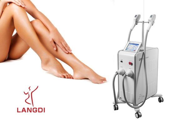 2 Handpieces OPTAM a tecnologia laser do DIODO de SHR IPL+ para a remoção do cabelo/rejuvenescimento da pele