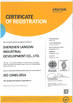 China Shenzhen Langdai Industrial Development Co., Ltd. Certificações